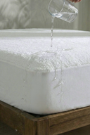 %50 Pamuk %50 Polyester Fitted Sıvı Geçirmez Yatak Alezi Beyaz