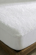 %50 Pamuk %50 Polyester Fitted Sıvı Geçirmez Yatak Alezi Beyaz