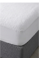 %100 Pamuk Fitted Sıvı Geçirmez Yatak Alezi Beyaz